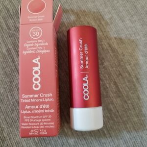 Coola Summer Crush Tinted Mineral Liplux 30 SPF Pink Lip Sunscreen